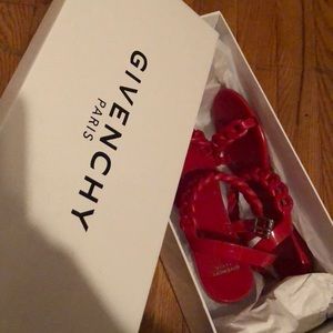 Givenchy chain link jelly sandal